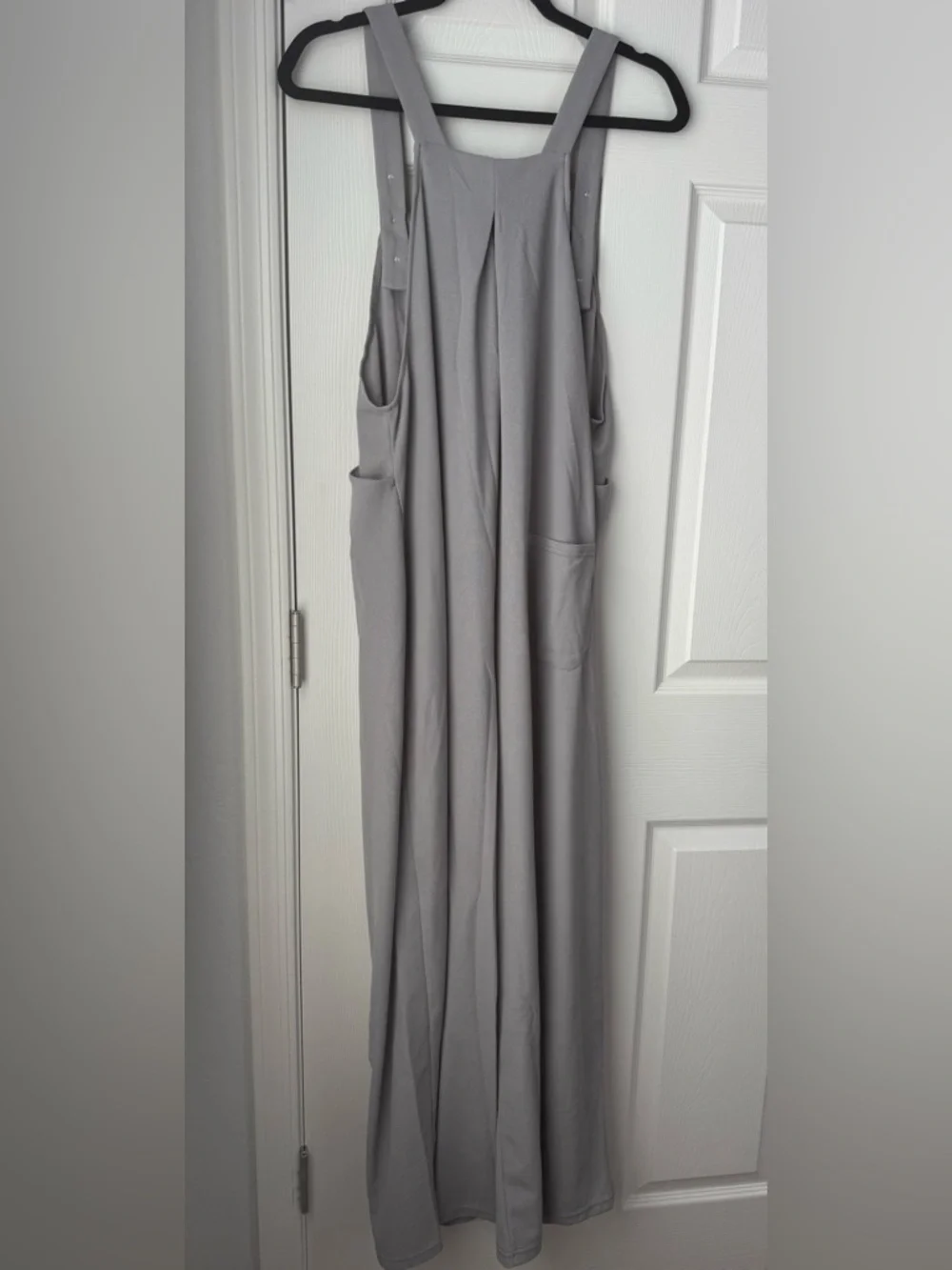 HALARA Light Gray overall style Jumpsuit with Wide Leg - Picture 2 of 4